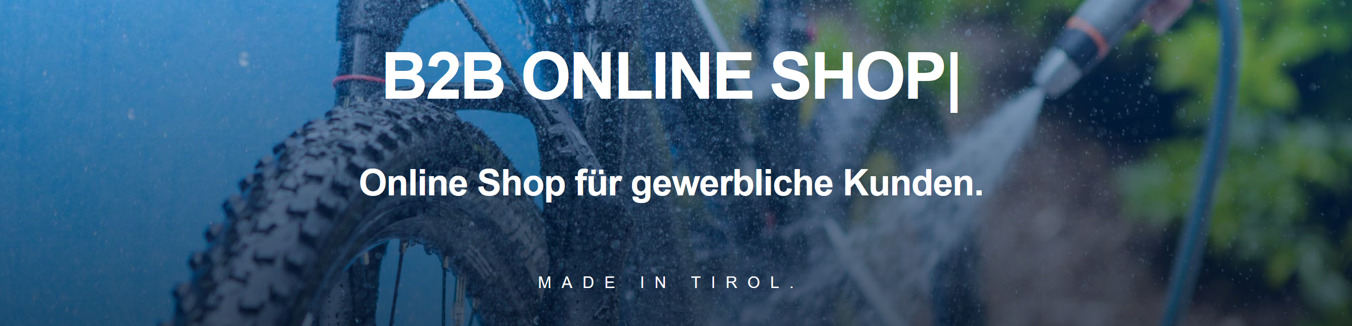 B2B Online Shop bikewash.at